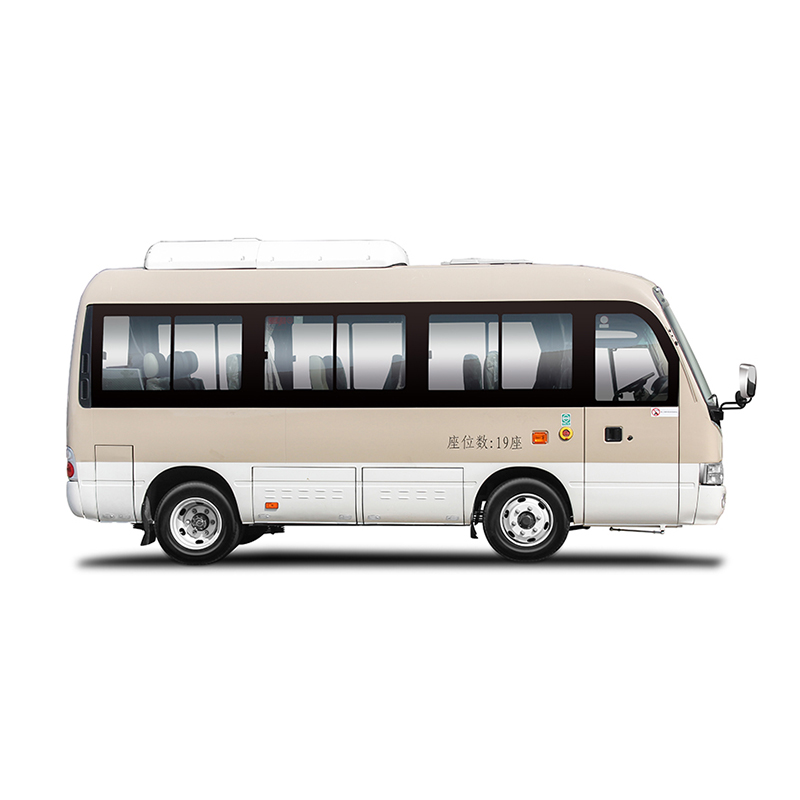 Euro 3 Emission Standard and LHD Steering Position Mini Van Coaster Bus for 30 People