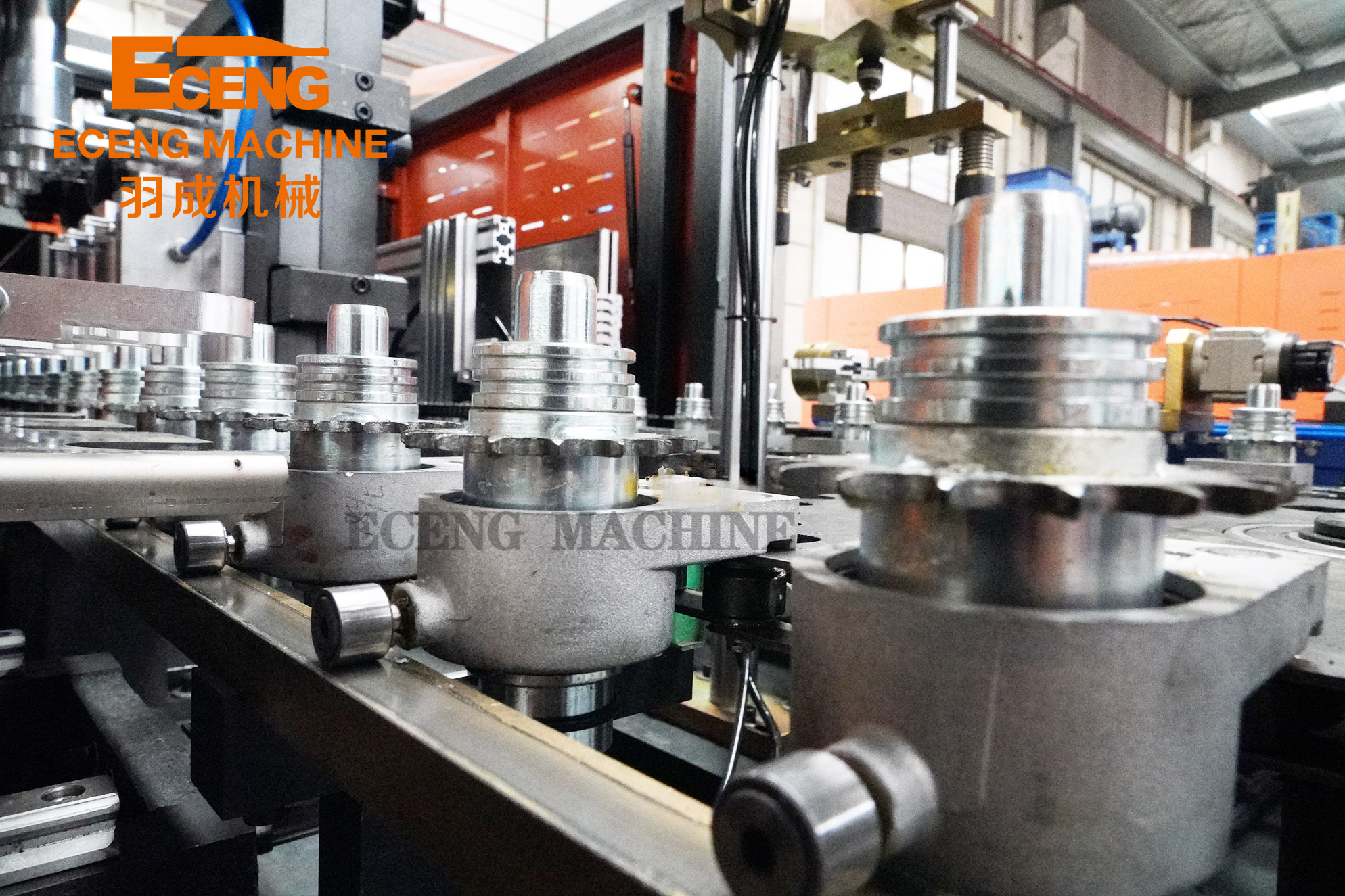 Eceng Q4500 Dia 105mm PET Bottle Making Machine 3 Cavity
