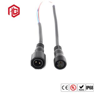 Quality Pvc M18 IP67 Male Female Connector 2 Pin Waterproof Connector wholesale