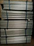 Heavy Duty Metal Fence Posts , 2.04kg/M Bitumen Painted Steel Galvanised Star