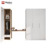 Contemporary Bedroom Furniture Modern Simple Design Metal Wardrobe With Hanging