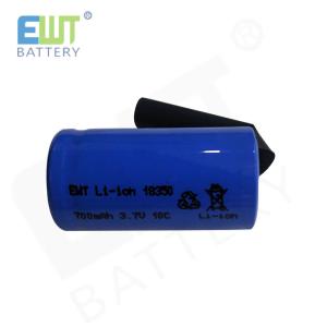 Quality High Capacity Lithium Ion Battery Pack with Cover Button Top Charging Voltage 4.2V Life Cycles Over 4000times wholesale