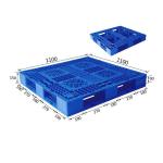 Heavy Duty Industrial Hdpe Racking Steel Reinforced Euro Plastic Pallet Durable