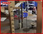 Steel Cable Stair VK93SC Treed Beech WoodenHandrail Carbon Powder-coate