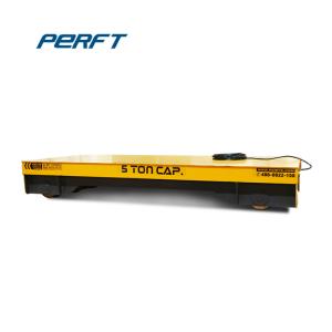 Quality Electric Heavy Duty Machine Steerable Trolley Rail Transfer Cart 20t wholesale