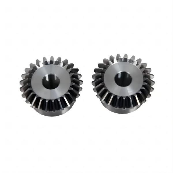 90 Degree Angle Grinder Straight Bevel Gear Teeth Custom 95%-98% Power