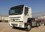 White Heavy Duty Dump Truck 6X4 Sinotruck HOWO Tractor Head Trailer