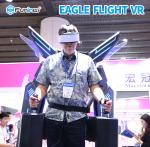 360 Degree View Interactive 9D VR Cinema Eagle Flight Simulator With Shooting