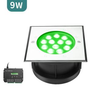 Quality 380LM 9W DMX512 Park Led Ground Lights DC24V SS316L Waterproof wholesale