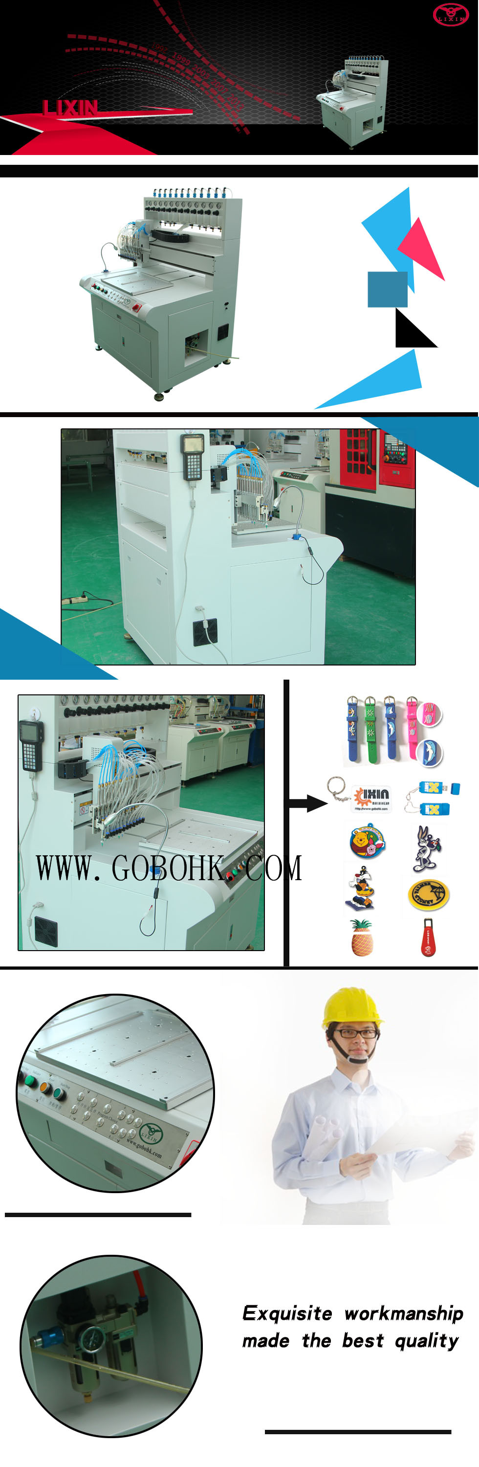 hot sell 3D key chain automatic dispensing machine factory in Dongguan China