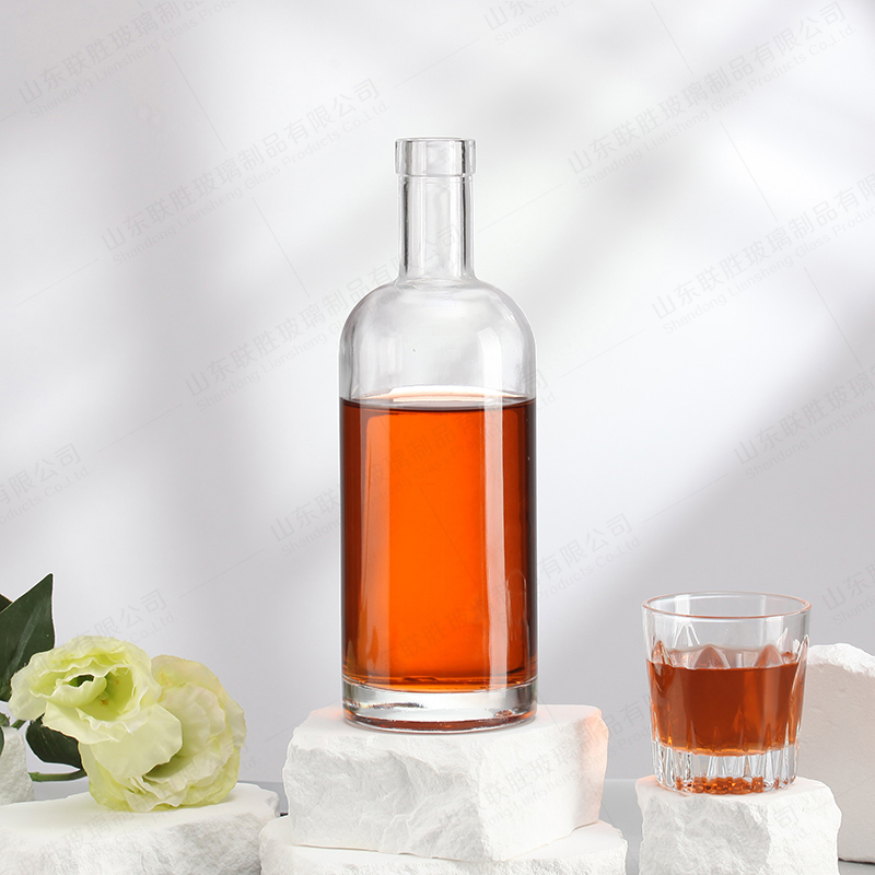 200ml 375ml 500ml 700ml 750ml 1000ml Oslo Liquor Gin Whisky Glass Vodka Spirit Bottle