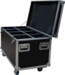 Heavy Duty 20U Standard Rack Flight Case With 9mm Plywood / Trolley Case with