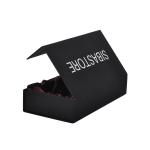 White Black 2mm Thick Cardboard Matte Lamination Cardboard Wig Box With Silk