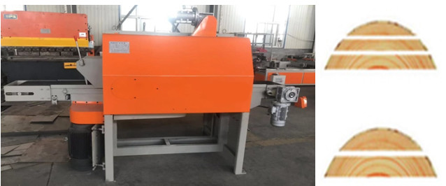 Double Spindle Multiple Blades Rip Saw, Multi RipSaw Production Line for Round log Cutting
