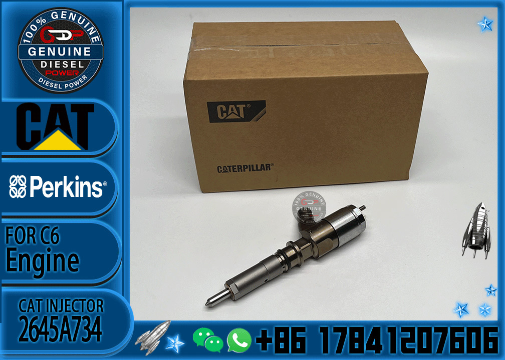 Diesel Engine Fuel Injector Excavator Accessories Diesel Motor Parts 2645A734 for Caterpillar CAT 323D