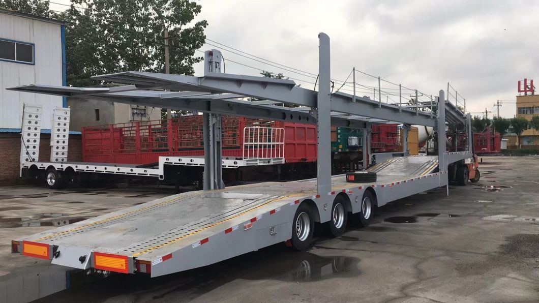 3-Axle Car Transport Trailers That Can Transport 8-10 Cars.