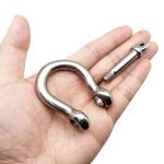 General Industry Stainless Steel Wire Rope Accessory Shackle Bow Dee Shape with