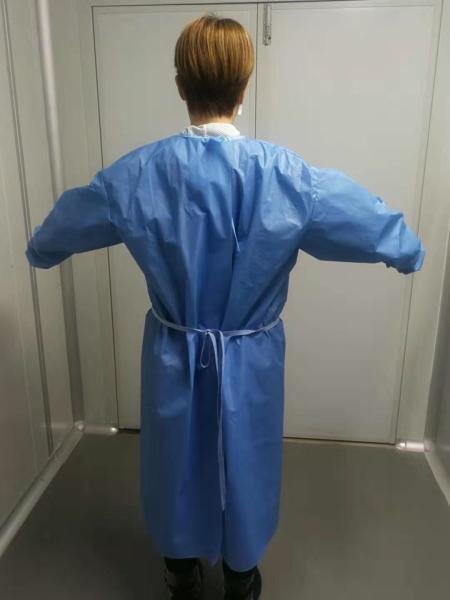 Wholesale Against Fluid Protective Coverall SMS Non Woven Disposable Sterile