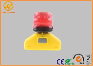 Quality TYPE D 360˚ Visibility Traffic Warning Lights , Durable Solar Barricade Warning Light wholesale