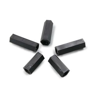 Quality M4/4mm Threaded Male Female Hex Standoffs Black Nylon Partially wholesale