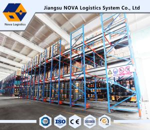China Semi Automatic Pallet Shuttle System With Battery Operated Motor Drive on sale