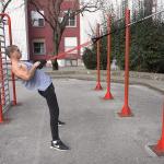 Latex Chin Up Bar Triathlon Race Gear Pull Up Resistance Trainer Band