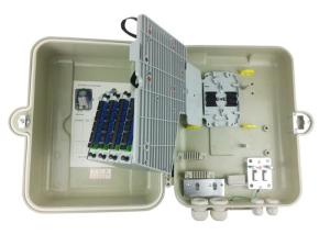 Quality FTTH Fiber Optic Distribution Box 32 Ports SMC Material Cable Termination Box wholesale