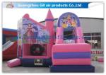 Lovely Pink Princess Inflatable Bouncy Castle Kids Games CE / UL Certification