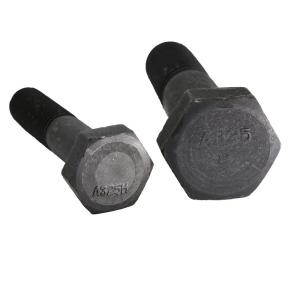 Quality Type 3 Structural Black Color Heavy Hex Bolts C1045 Material wholesale