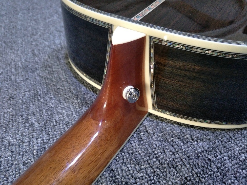 39 inches ooo45s Acoustic Guitar Top AAA Solid Red Cedar Abalone Binding Body With Fishman Pickups Rosewood fingerboard