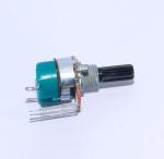 16mm rotary potentiometer, carton potentiometer with metal shaft, potentiometer
