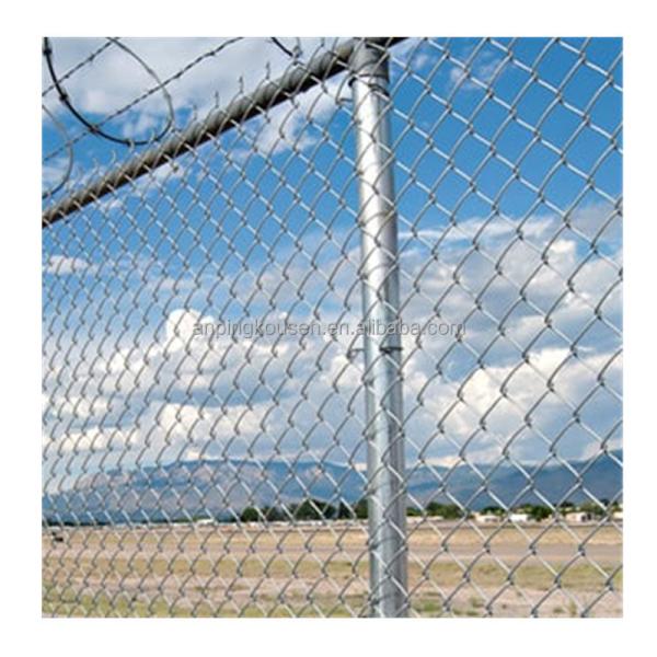 Garden Fencing PVC Black Coated Chain Link Fence Panel made of Low Carbon Steel