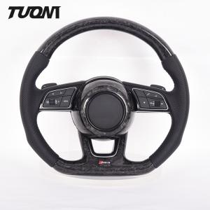 Quality 350mm Leather Forged R8 Carbon Fiber Steering Wheel 2022 New Custom wholesale