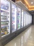 Air Cooling Commercial Upright Freezer / Upright Display Cooler R290 Refrigerant