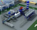 1000 -1500m2 Production Capacity Veneer Stone Production Line 220V Wet Cast