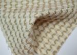 Blended Linen Jacquard Fabric / Thick Cotton Fabric Skin - Friendly For Clothing