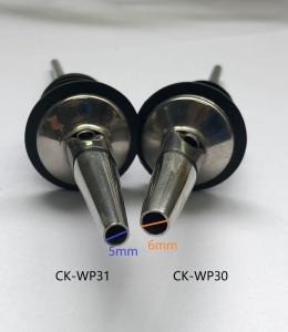 Quality 2020 Hot Sale Price Stainless Steel Pourer with TPE Stopper Silver with 5mm or 6mm Spout Opening wholesale