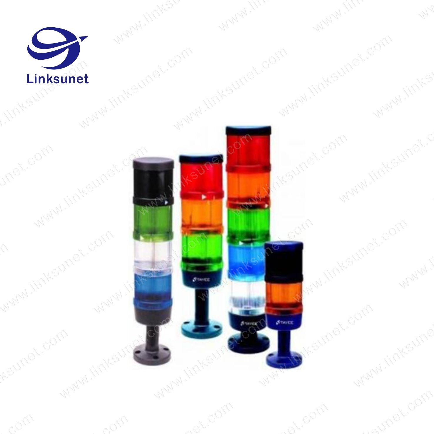 4 Layer Waterproof LED Signal Tower Light LIYY 6C - 0.25 Cable PVC Material