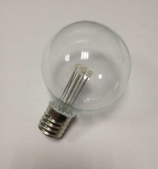 decoration lamp LED globe bulbs G16.5 E17 120V transparent glass shell
