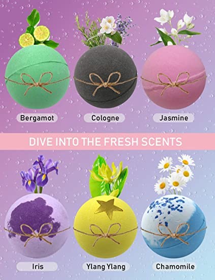 Custom Label Organic Shea Butter Bath Bomb Gift Sets
