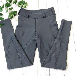 Quality Girls Horse Riding Leggings With Side Pockets Kids Equestrian Breeches 280gsm wholesale