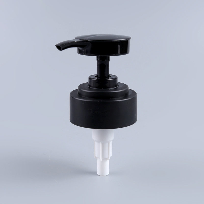 High quality plastic soap / lotion dispenser pump head in black color