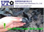 hot sale - Car/ truck tyre crushing machine, waste tire shredder, double shaft