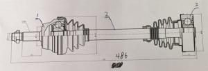 Quality YFKH0002 Transmission Parts Driveshaft wholesale