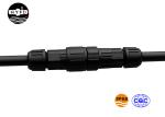Mini Bayonet Lock 300V 19mm Waterproof Electric Cable Connectors