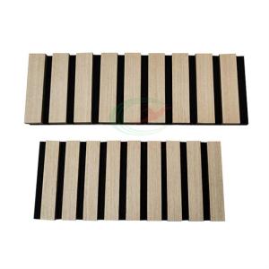 Quality Nontoxic Fireproof Acoustic Wood Wall Panels , Eco Friendly MDF Slat Board wholesale