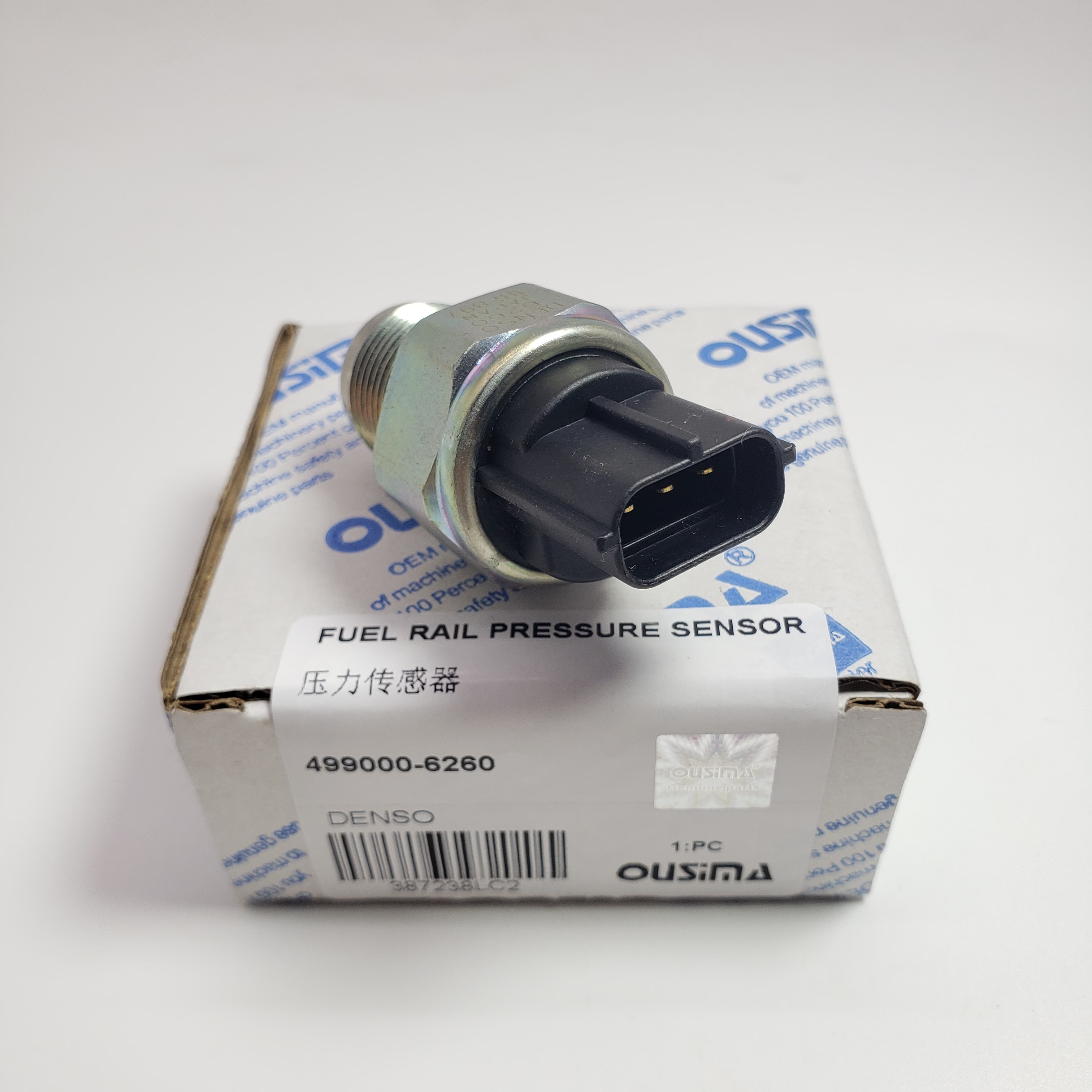 Common Rail Fuel Pressure Sensor 499000-6260 For Denso