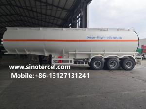 Quality 30CBM Petroleum Semi Tanker Trailer 3 Axles 5 Compartment wholesale