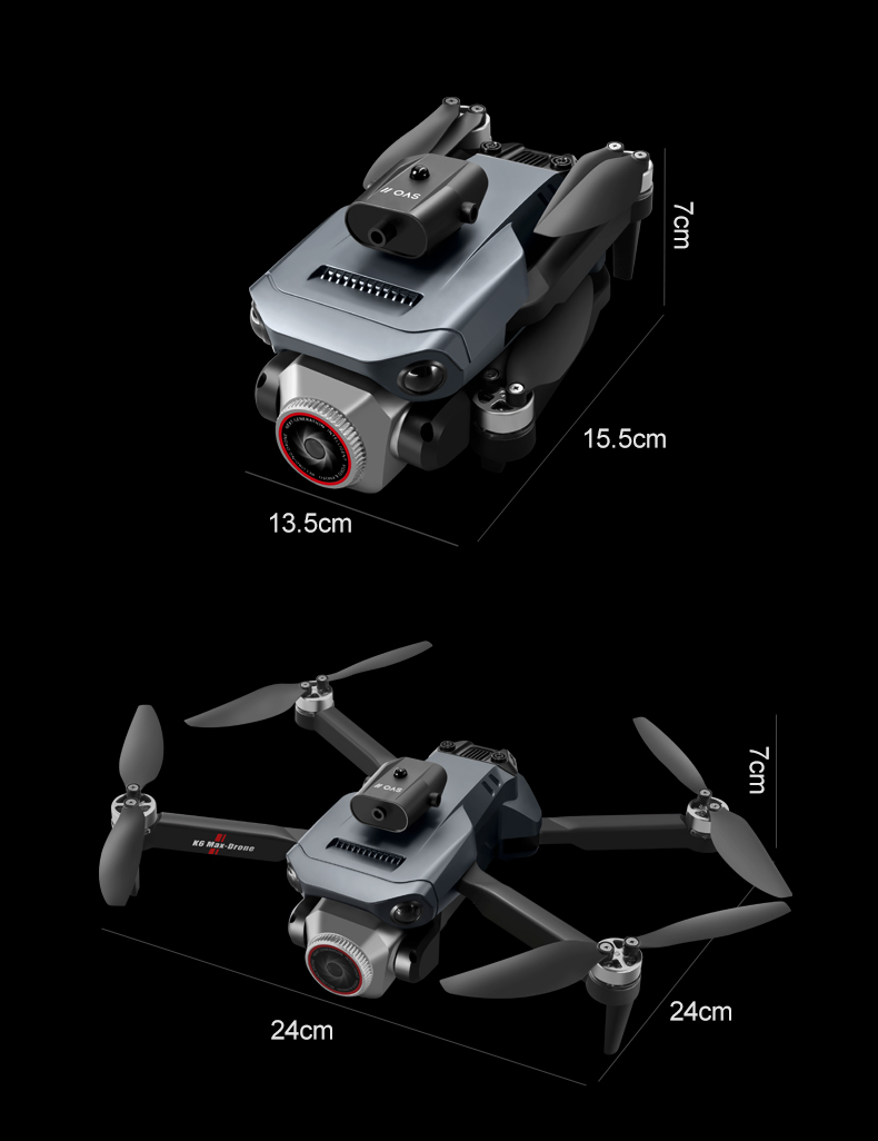 K12 Drones Design Foldable Helicopter with Screen Remote Wifi FPV Obstacle Avoidance and Other Image Transmission Distance