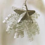 Fancy Present Wrapping Accessories , Christmas Gift Toppers Hanging Decorative